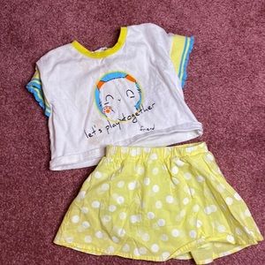 skirt & shirt set